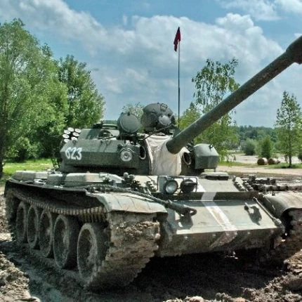 Panzer T-55 Fahrt
