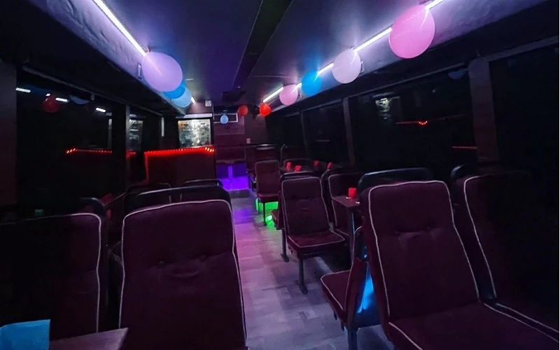 Partybus and strip show